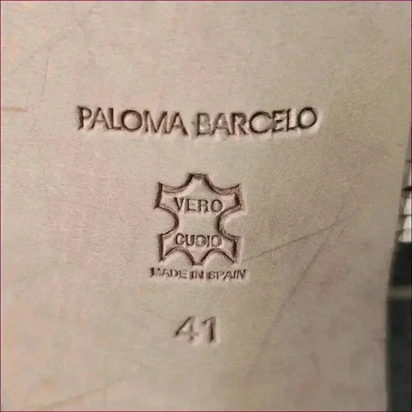 Paloma Barcelo Platform Heels Sandal Ivory Leather Women's 41/11 - Picture 8 of 8